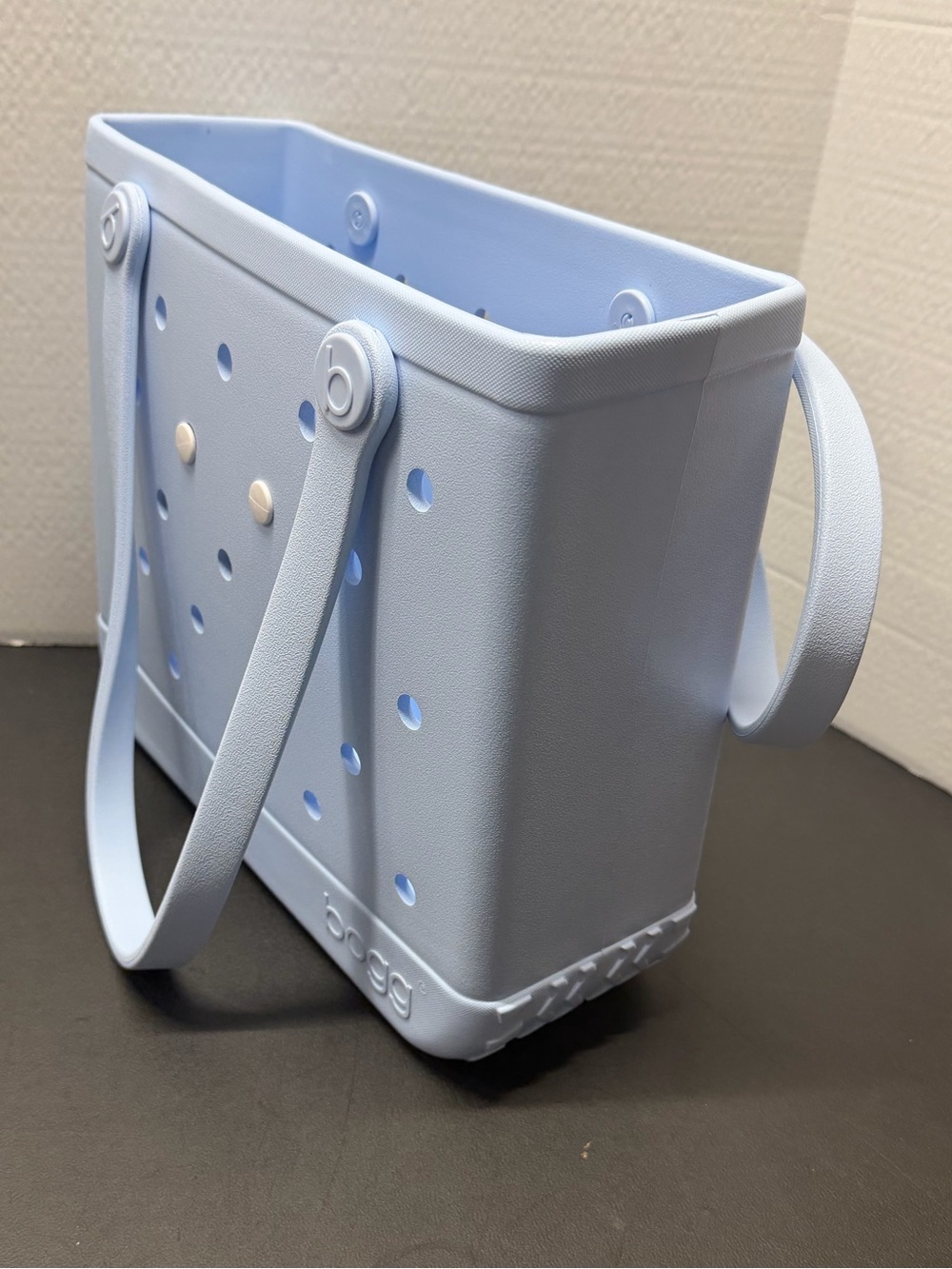 NEW Bogg Bag Baby Bogg Blue Skies Tote NWT Waterproof Beach Pool Travel - Picture 4 of 7